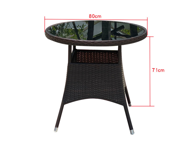 Rattan chair Outdoor patio balcony leisure simple table and chair set rattan woven furniture furniture with milk tea shop backrest chair
