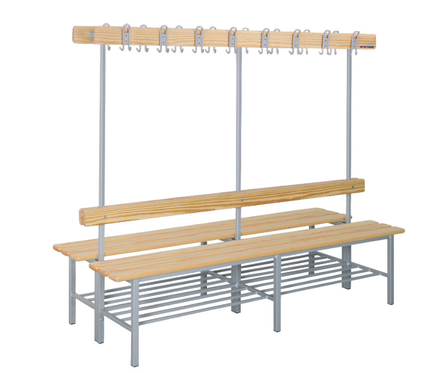 Hot sale double-sided dressing room bench single-sided coat rack foreign trade bathroom stool coat rack shoe hat rack bathroom