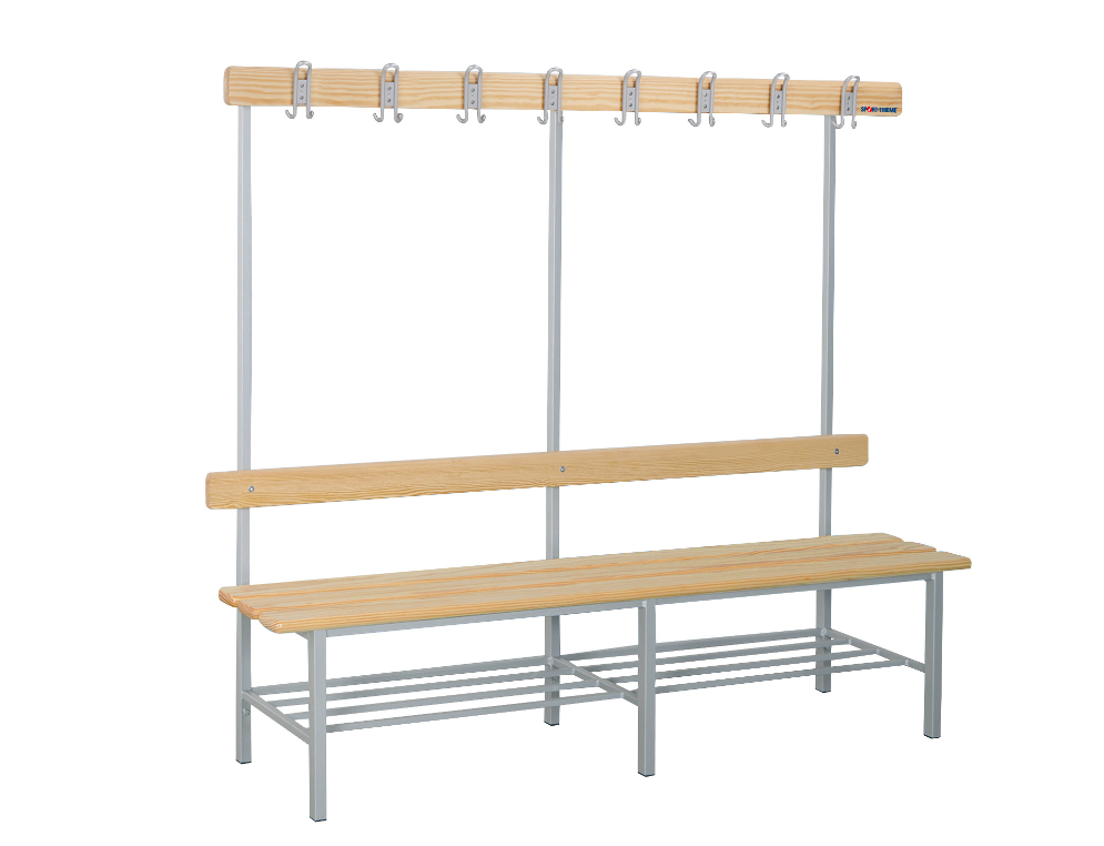 Hot sale double-sided dressing room bench single-sided coat rack foreign trade bathroom stool coat rack shoe hat rack bathroom