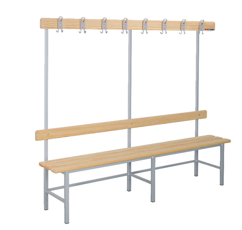 Hot sale double-sided dressing room bench single-sided coat rack foreign trade bathroom stool coat rack shoe hat rack bathroom