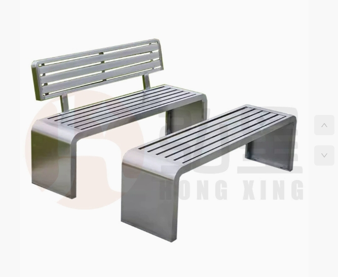 Affordable Galvanized Steel Park Benches with Composite or Natural Wood Seating