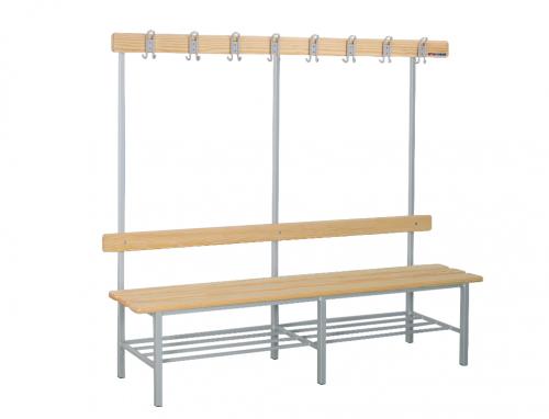 Hot sale double-sided dressing room bench single-sided coat rack foreign trade bathroom stool coat rack shoe hat rack bathroom