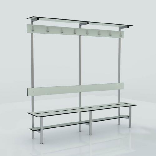 Modern Entryway Coat Rack with Bench, Hooks & Storage Shelves – Functional Organization Solution
