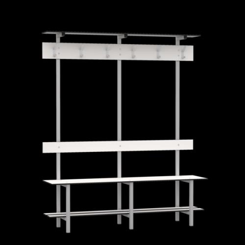 Eco-Friendly Multi-Functional Coat Rack Bench with Hooks – Perfect for Entryway & Home Organization
